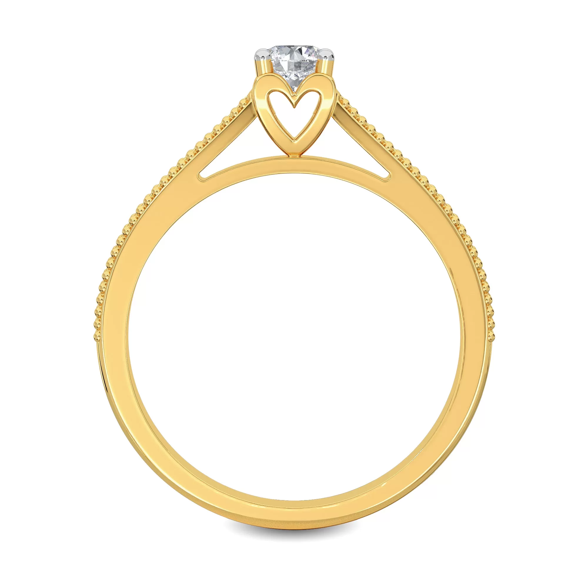 0.20 CT Zel Solitaire Ring