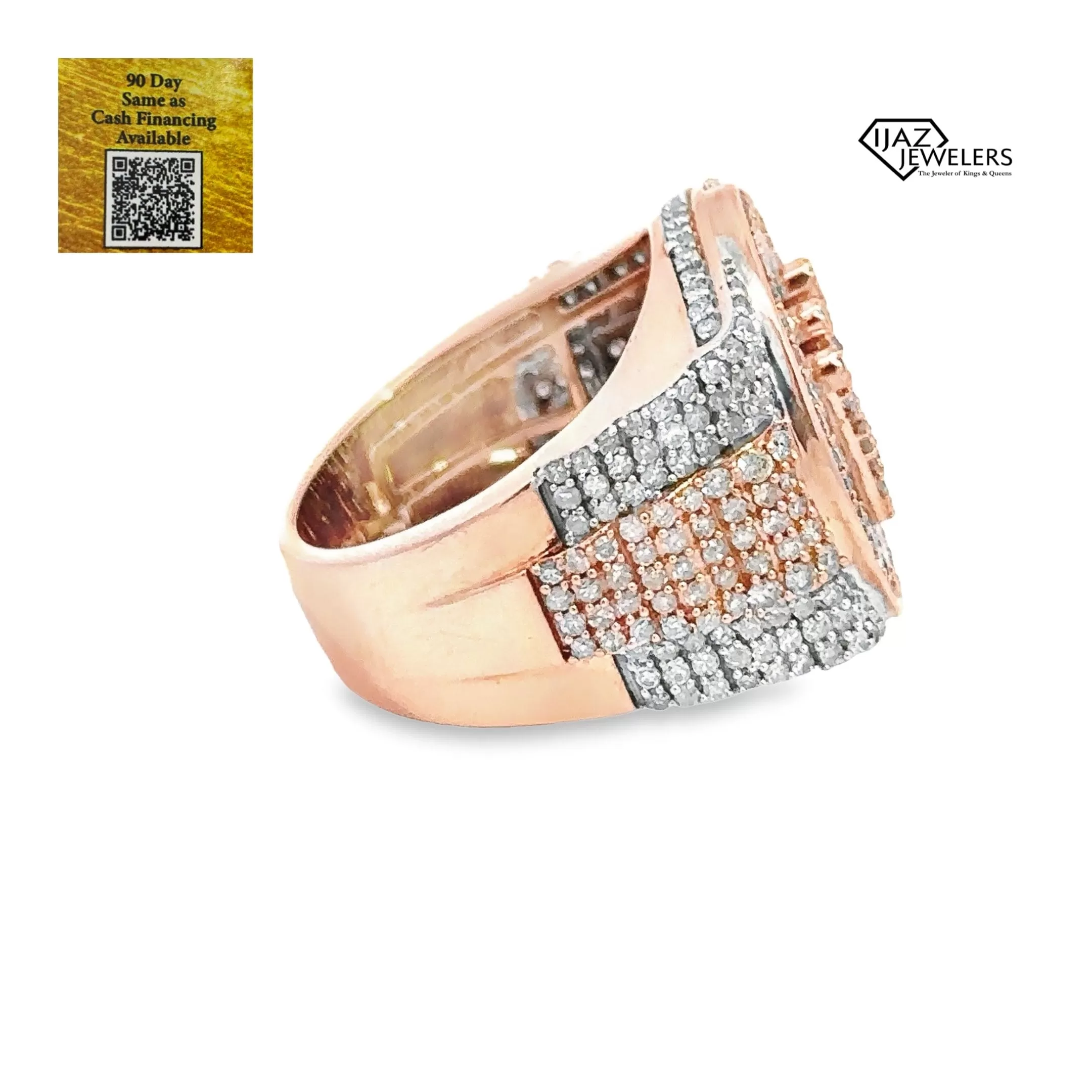 14K Gold Two Tone 3.29 CTW Diamond Ring