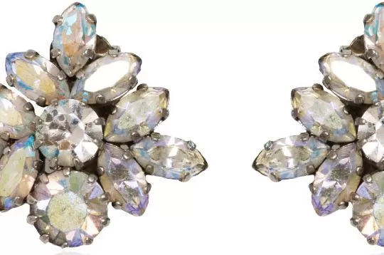 1950s Schoffel & Co Crystal Earrings