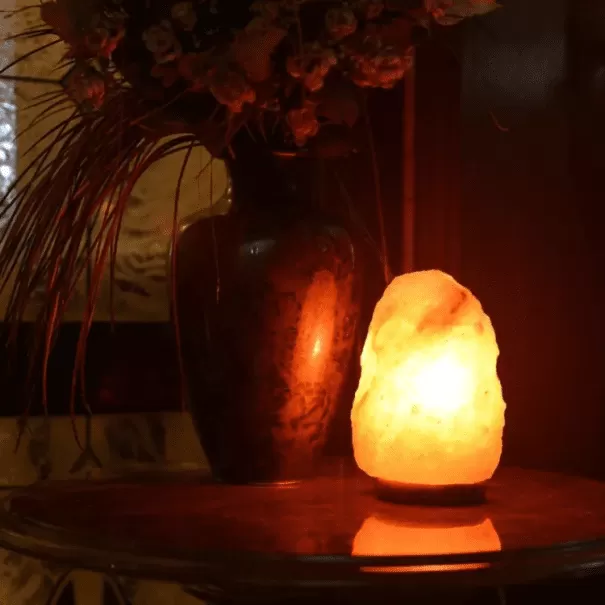 6 - 8 Inches Big Himalayan Pink Salt Lamp Natural Rock Shape for Home Decoration