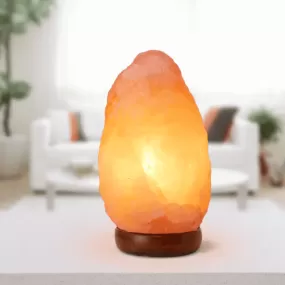 6 - 8 Inches Big Himalayan Pink Salt Lamp Natural Rock Shape for Home Decoration