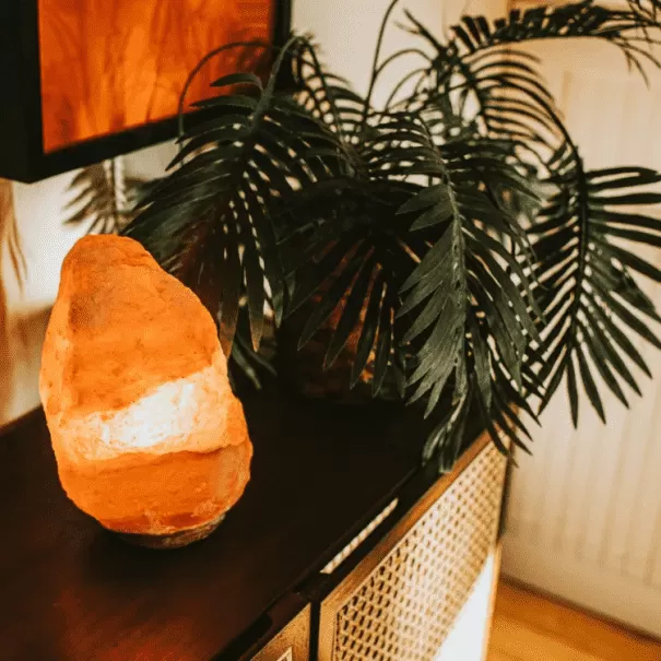 6 - 8 Inches Big Himalayan Pink Salt Lamp Natural Rock Shape for Home Decoration