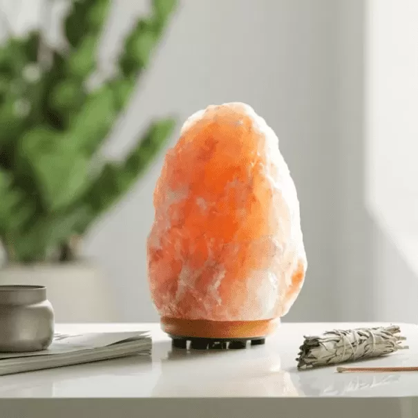 6 - 8 Inches Big Himalayan Pink Salt Lamp Natural Rock Shape for Home Decoration