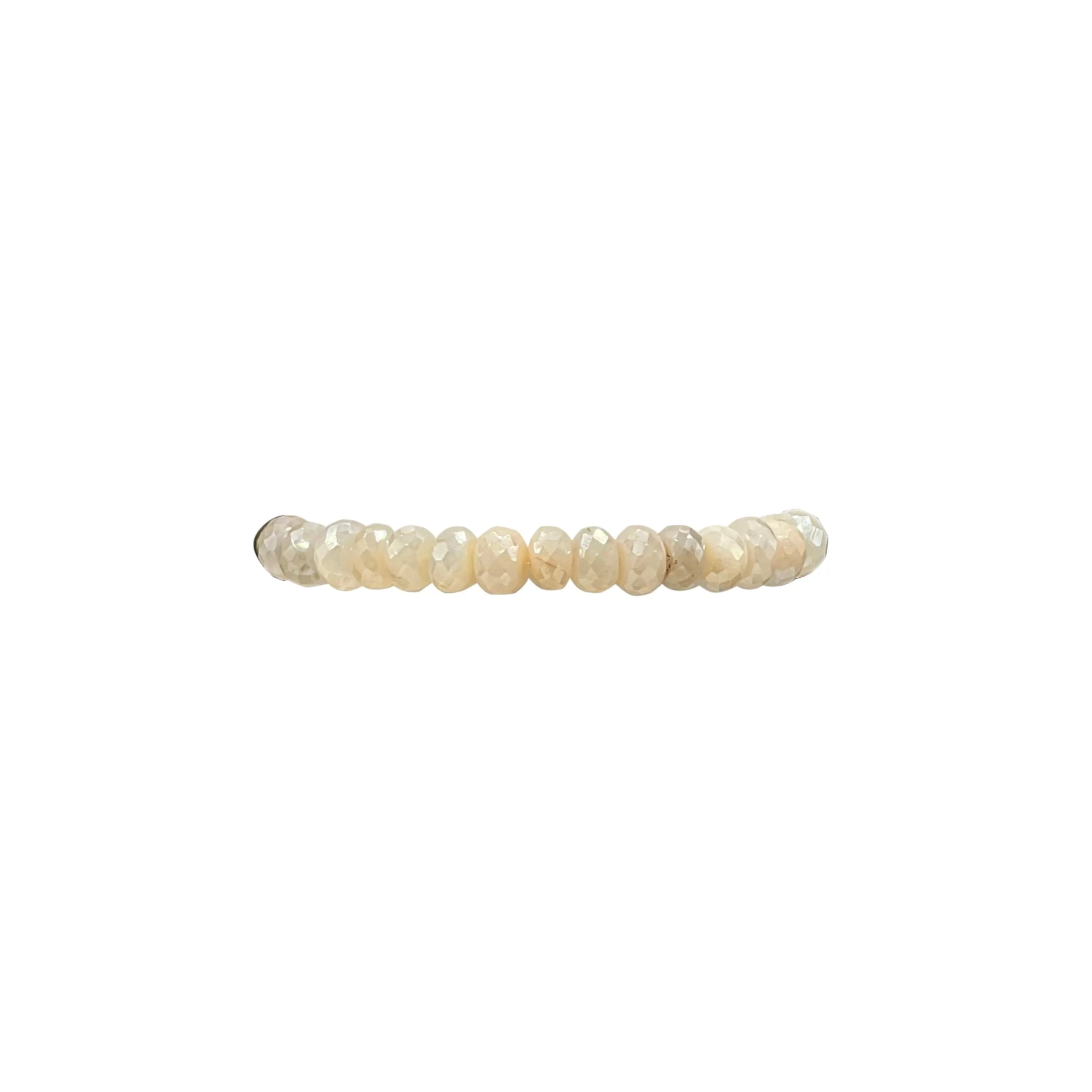 6MM Signature Bracelet with Champagne Moonstone