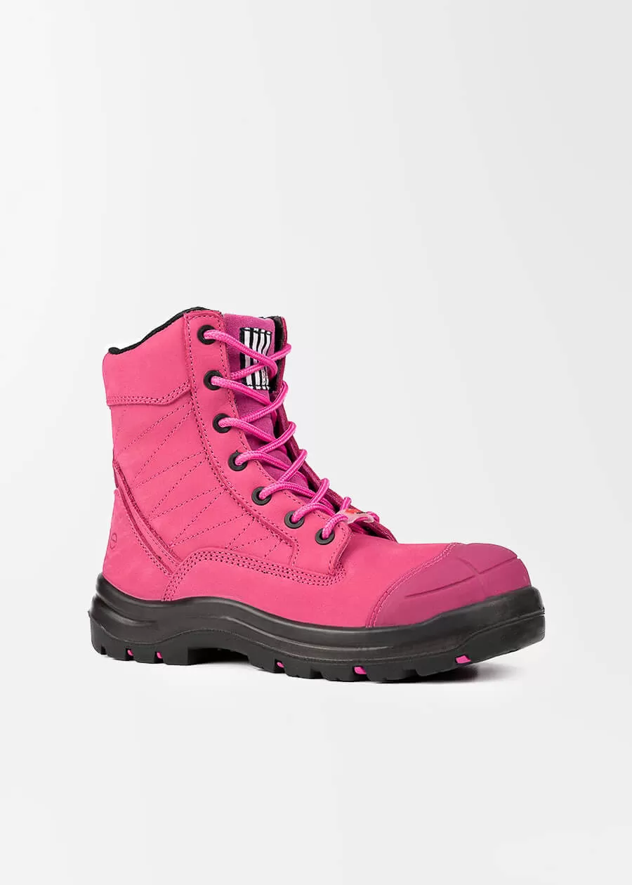 Achieves: womens safety work boots (zip)