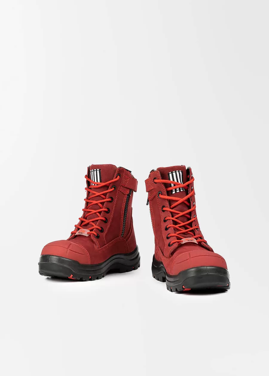 Achieves: womens safety work boots (zip)