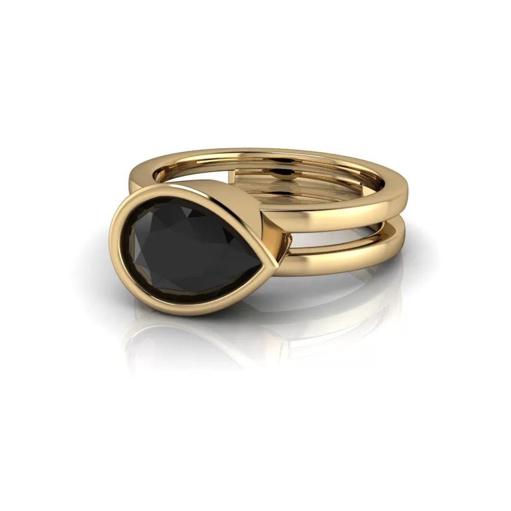 Alexis No. 1 Black Diamond Ring