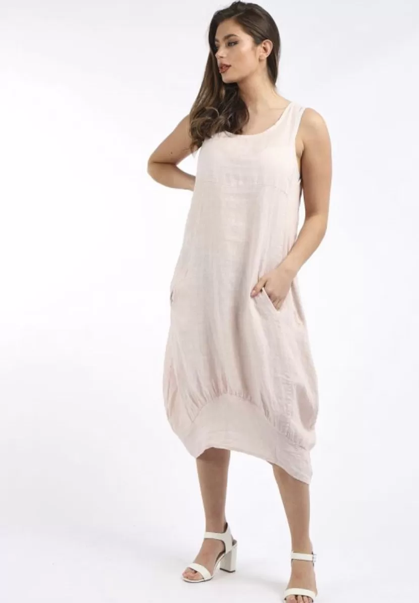 Anne   Kate Italian Manarola Linen Lagenlook Dress