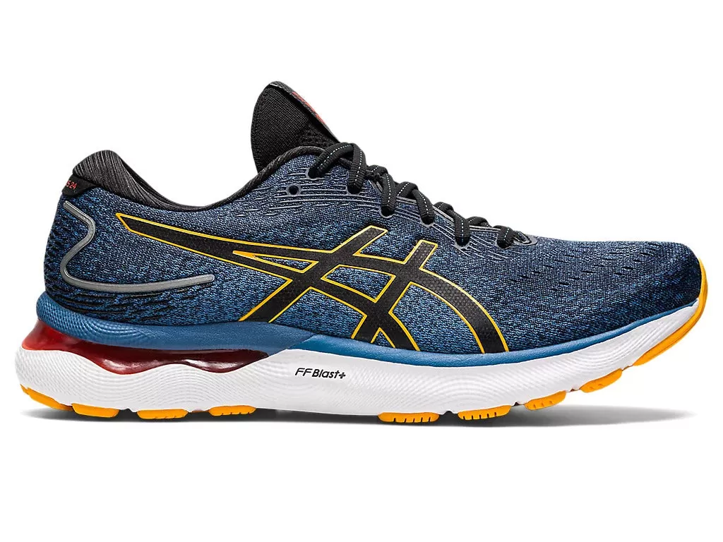 Asics Men's GEL-NIMBUS 24 - AZURE/AMBER