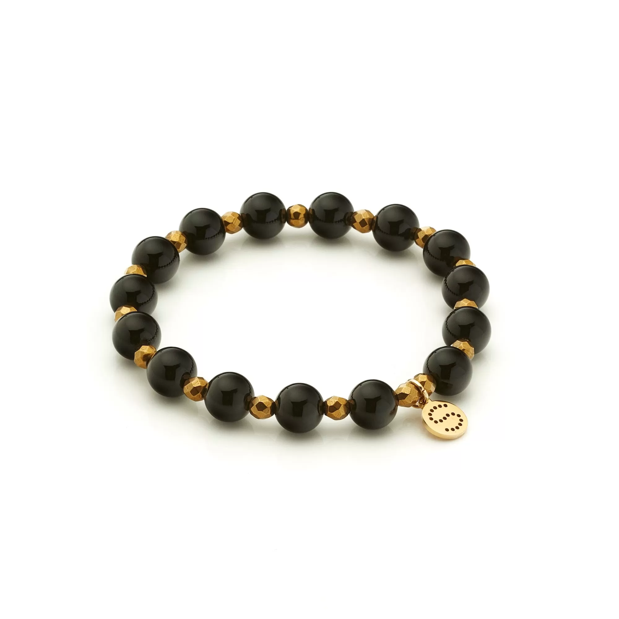 Aurora / Bracelet / Black Onyx   Gold