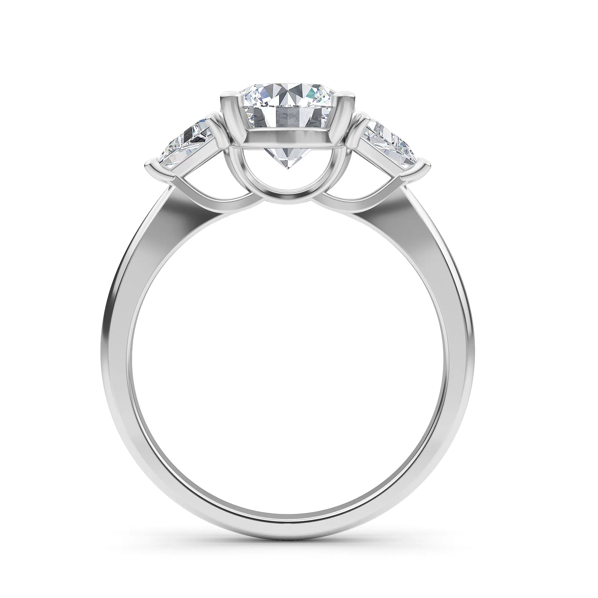 AUTRE - 14k White Gold 1.75ct Lab Grown Diamond Engagement Ring