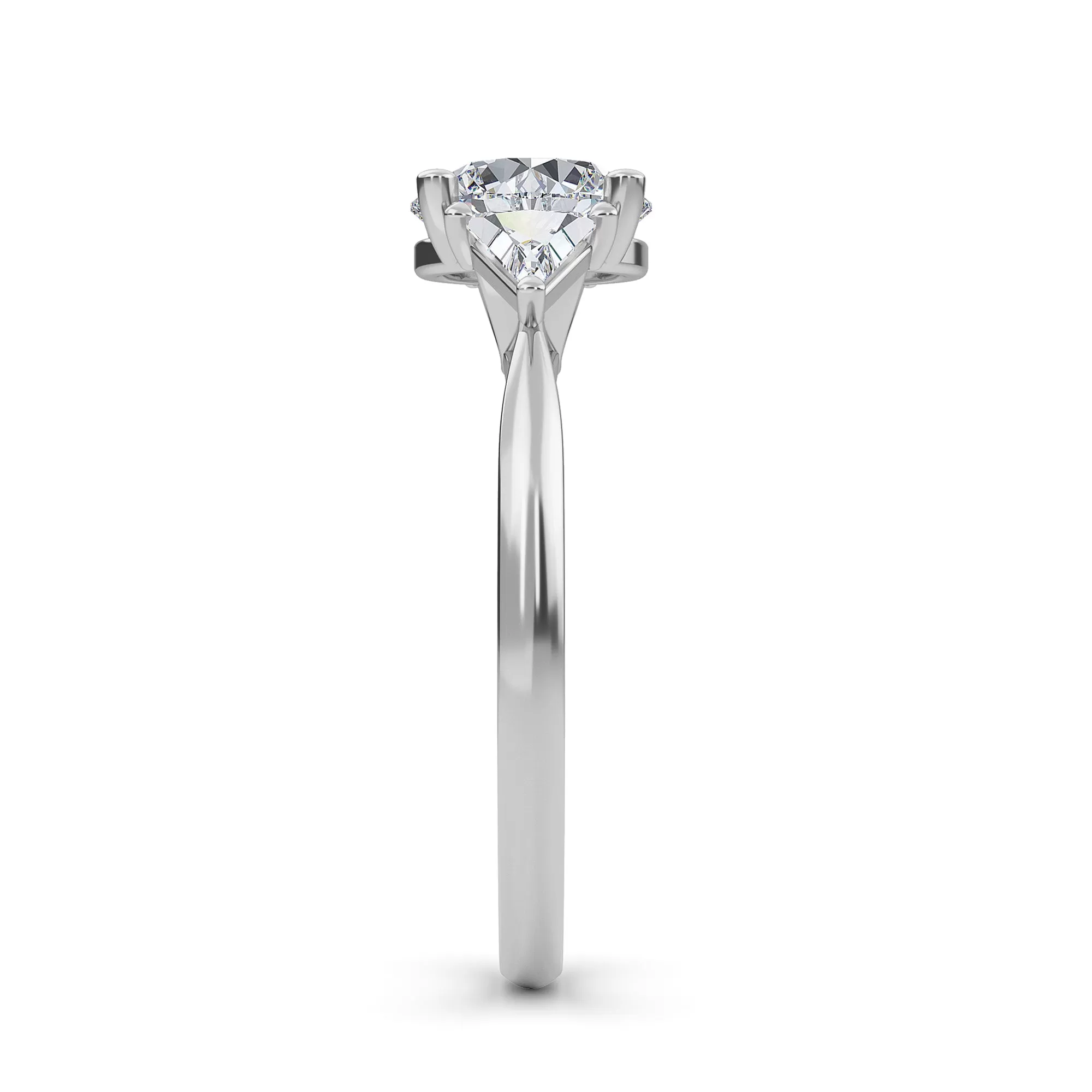 AUTRE - 14k White Gold 1.75ct Lab Grown Diamond Engagement Ring