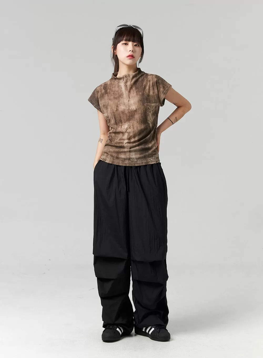 Baggy Nylon Pants Unisex CL320