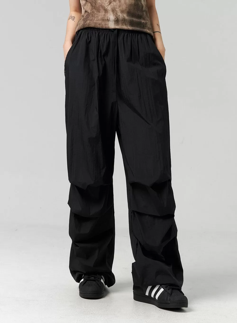 Baggy Nylon Pants Unisex CL320