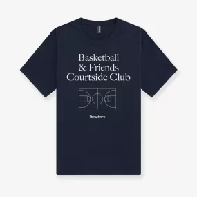 Basketball & Friends Courtside Club Tee - Nocturne Blue