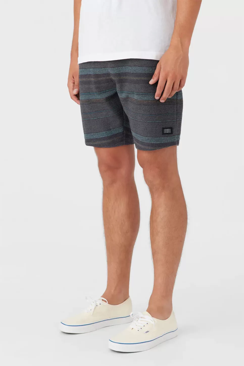 BAVARO STRIPE SHORT Black