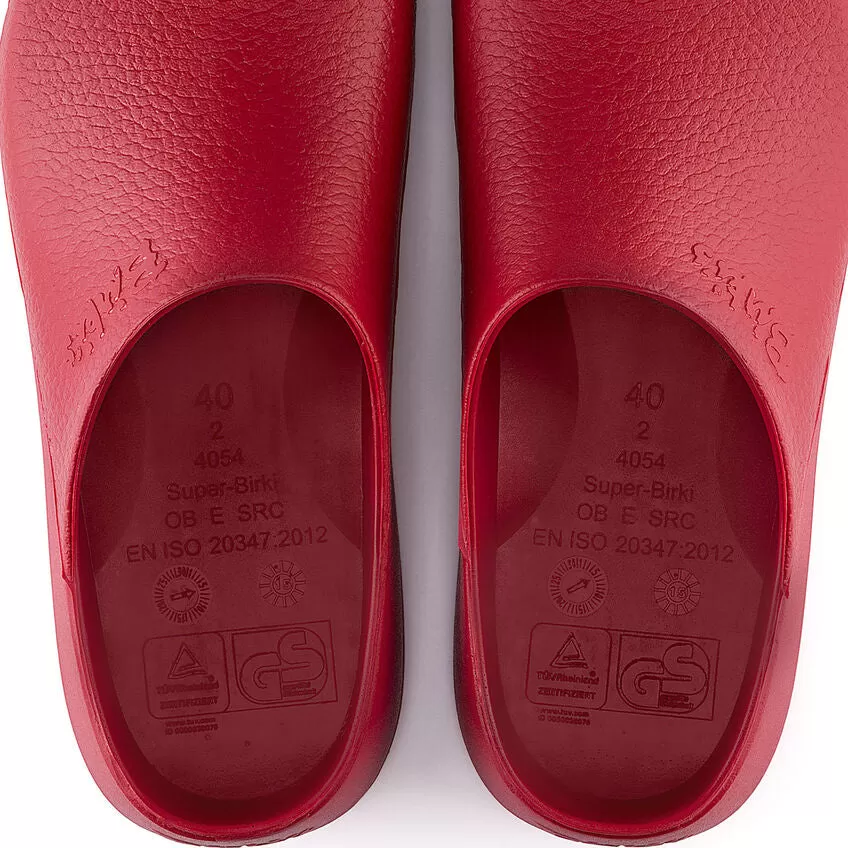 BIRKENSTOCK UNISEX Super-Birki Polyurethane (Red)