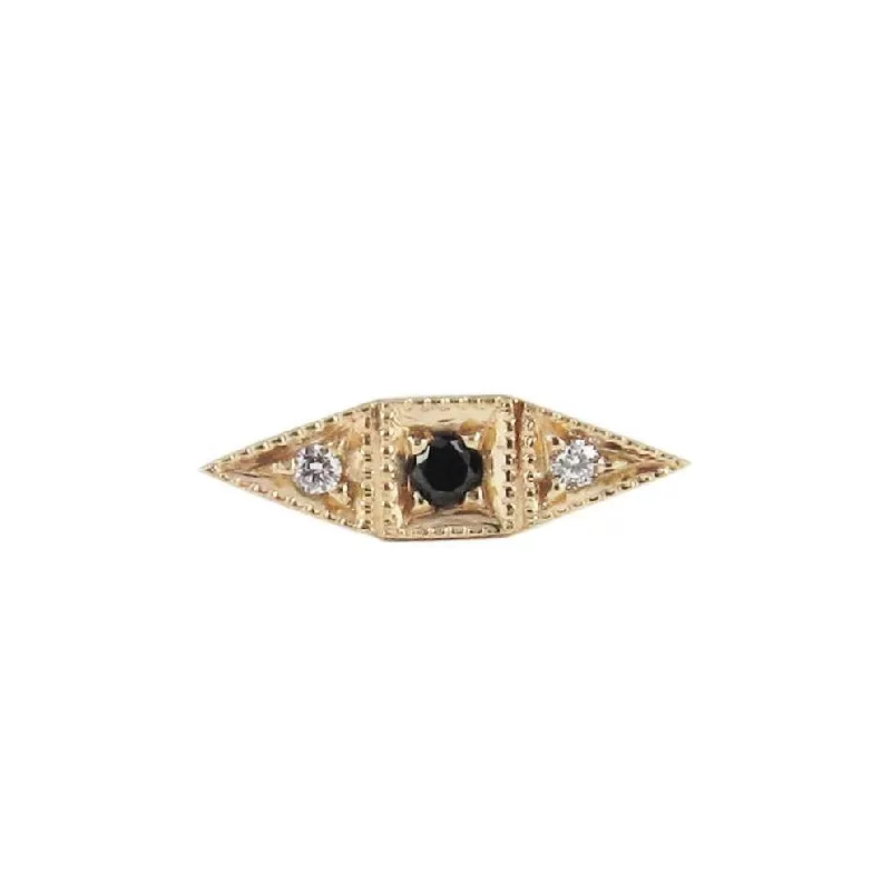 Black Diamond Deco Point Long Stud (Single)