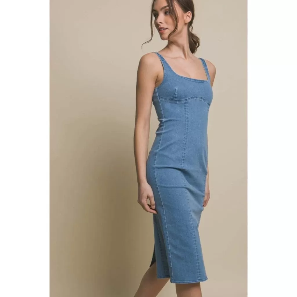 Breeze Britany Denim Midi Dress