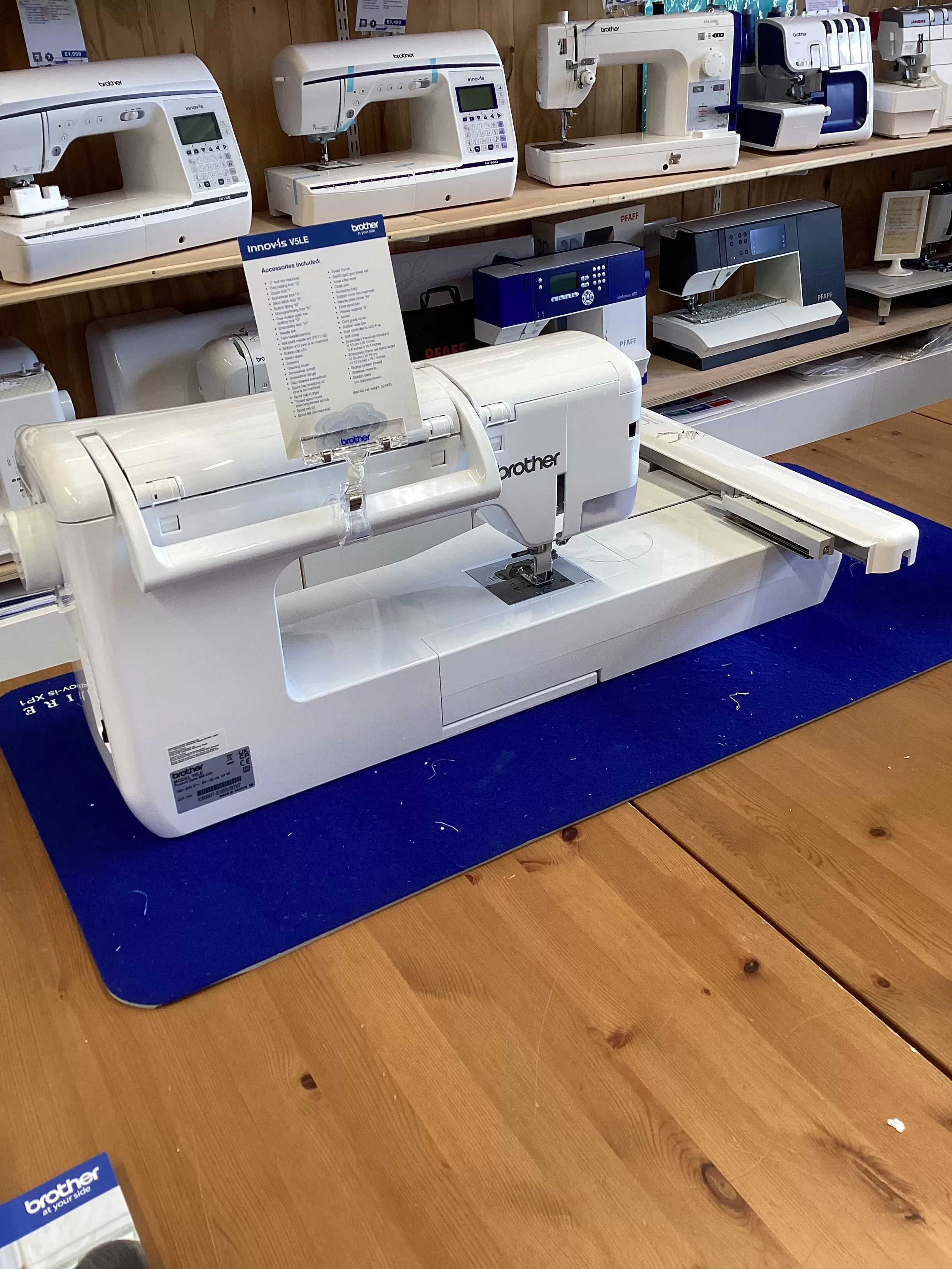 Brother Innovis V5 LE Sewing & Embroidery Machine | Showroom Display Model