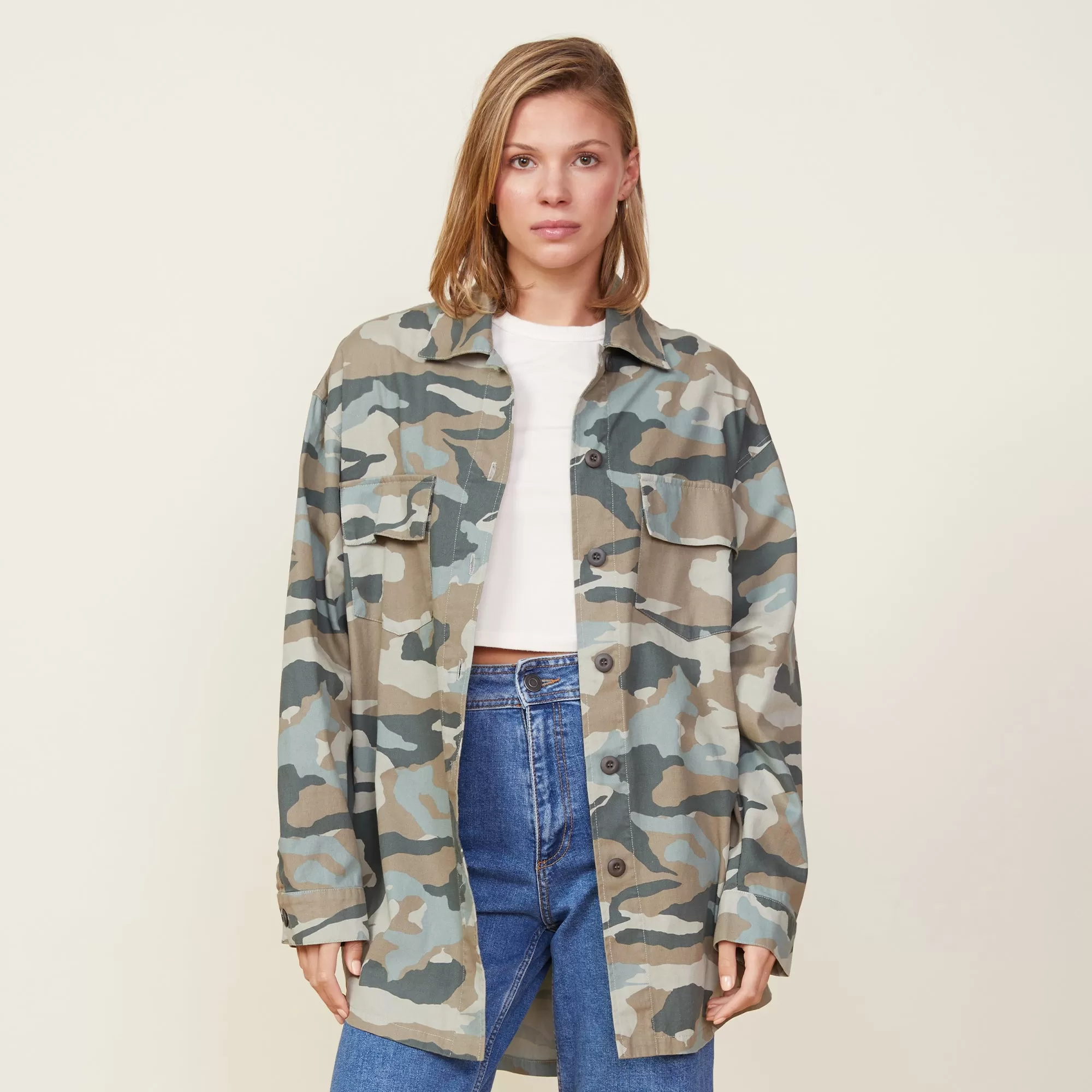 Camo Military Jacket