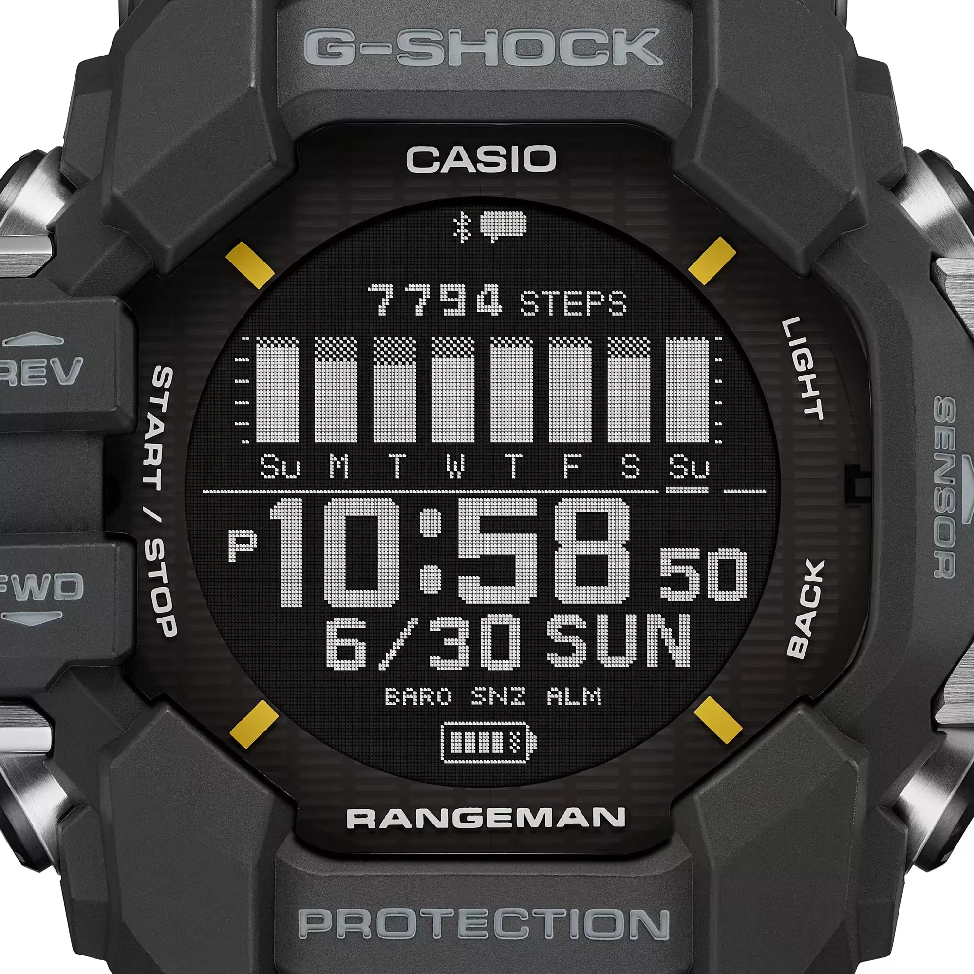 CASIO G-Shock GPS Rangeman Heart Rate Solar Watch GPRH1000-1