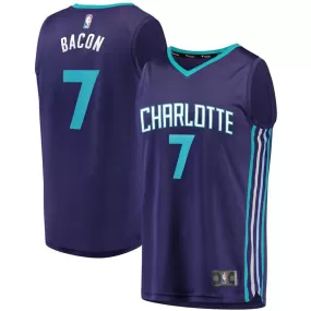 Charlotte Hornets Dwayne Bacon Fanatics Branded Replica Fast Break Player Statement Jersey Kids - Purple | Ireland Q4372A1