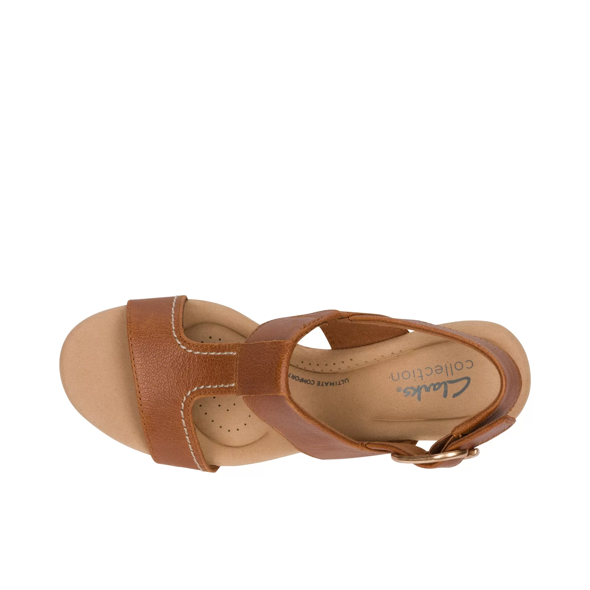 Clarks Womens Giselle Style Tan Leather