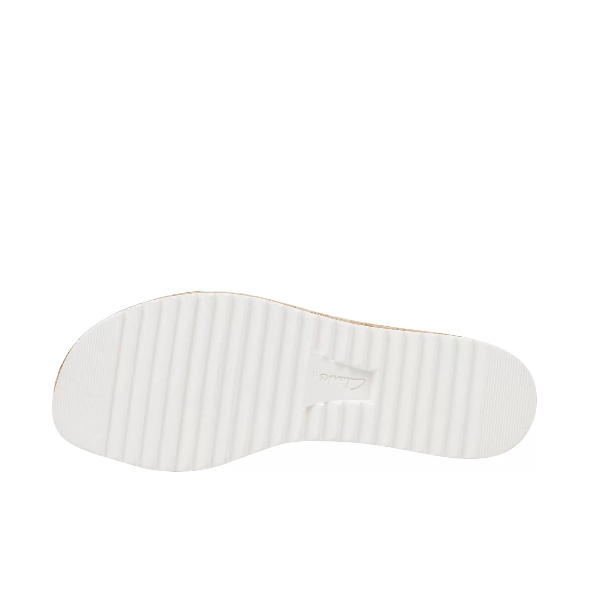 Clarks Womens Lana Beach White Leather