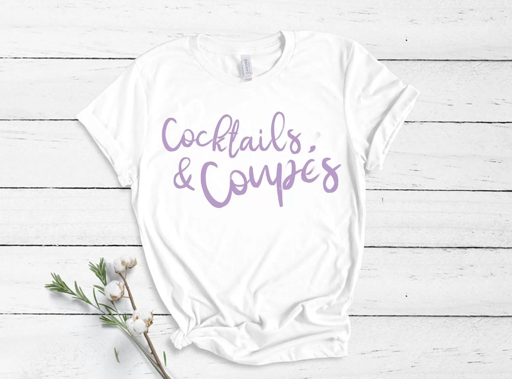 Cocktails and Coup̩s - Kelham Print x Annabelle Brittle - Unisex Fit T-Shirt