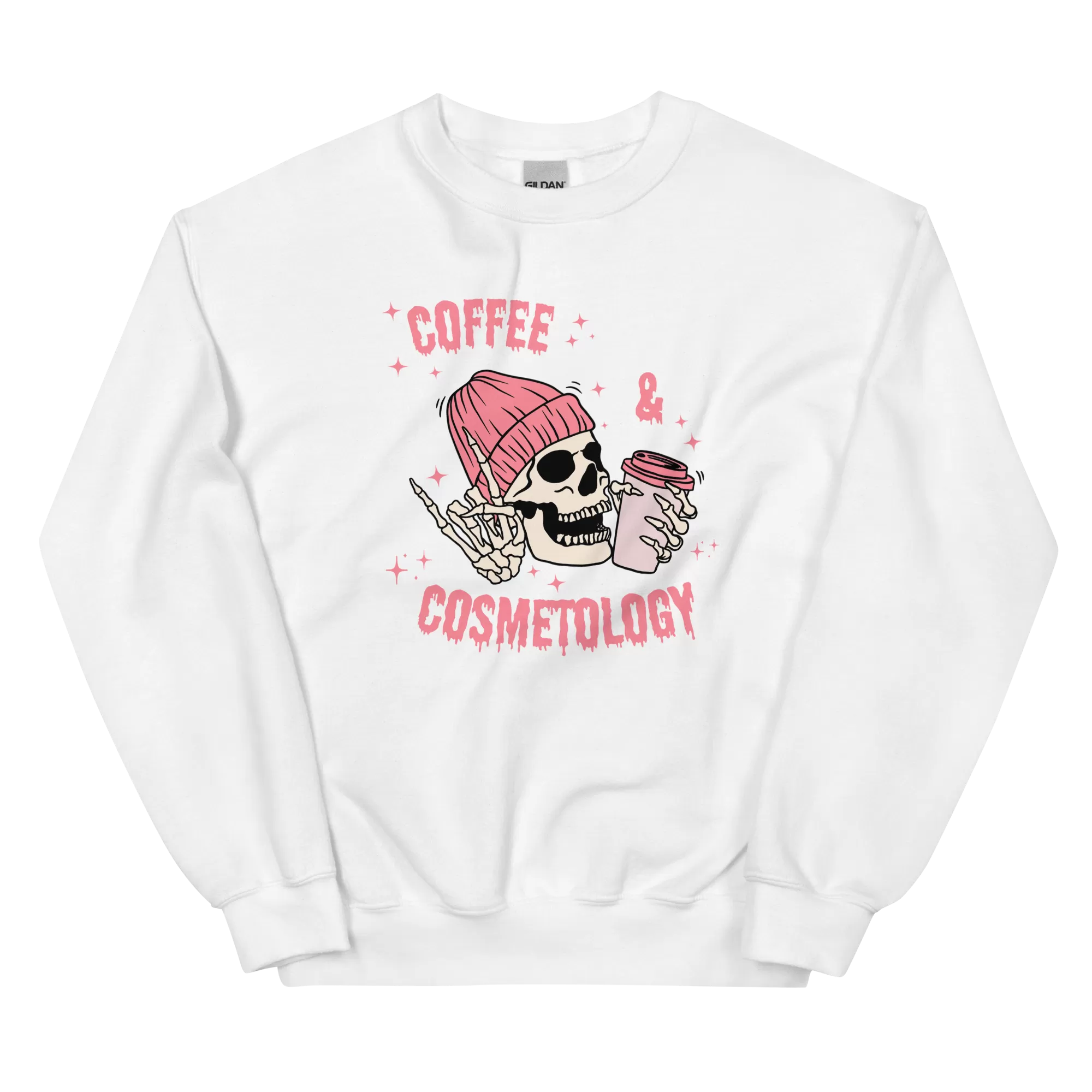 Coffee & Cosmetology Unisex Crewneck Sweatshirt