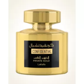 Confidential Private Gold  Edp 100ml For Unisex By Lattafa