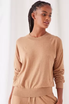 Cotton Cashmere Lounge Taupe Jumper