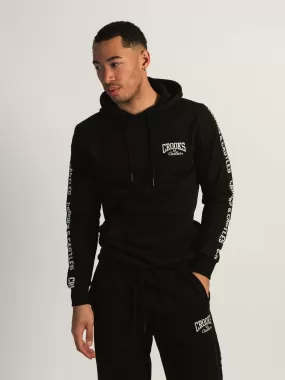 CROOKS & CASTLES JACQ TAPE PULLOVER HOODIE