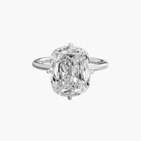 Cushion Cut Solitaire Engagement Ring