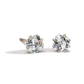 Cushion Shaped Prong-Set Diamond Stud Mount