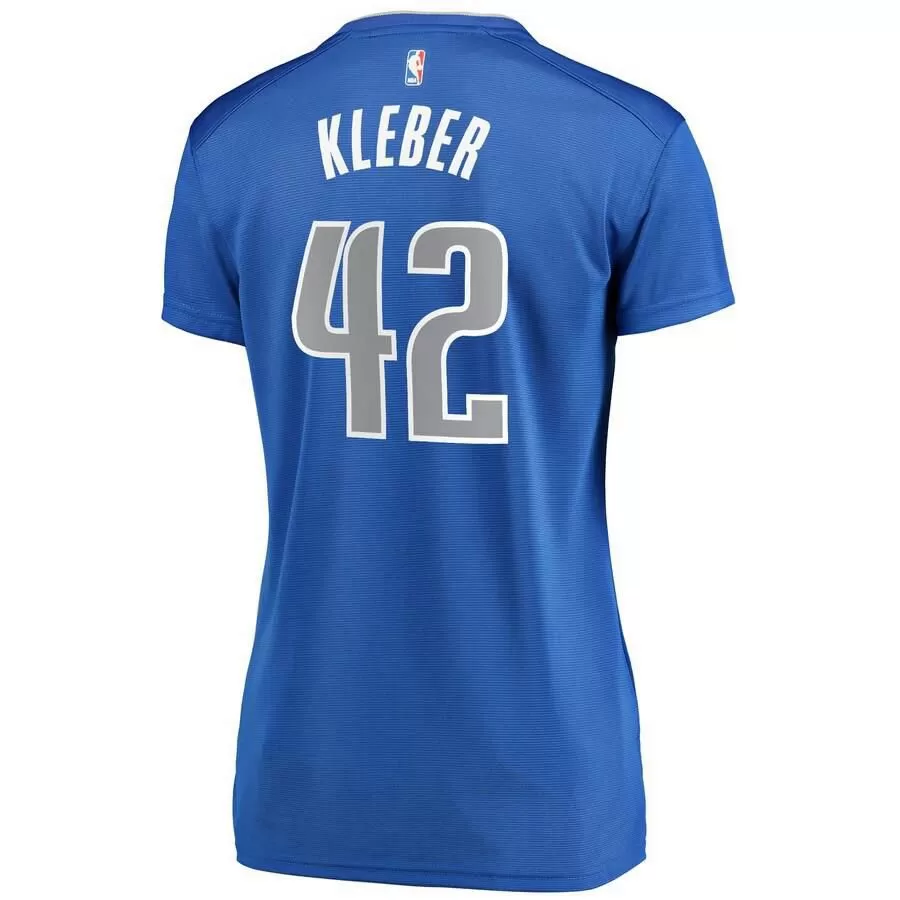 Dallas Mavericks Maxi Kleber Fanatics Branded Replica Fast Break Player Icon Jersey Womens - Blue | Ireland T4086K7