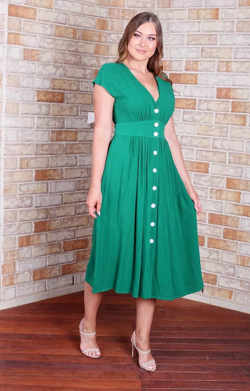 Dominique Dress - Green