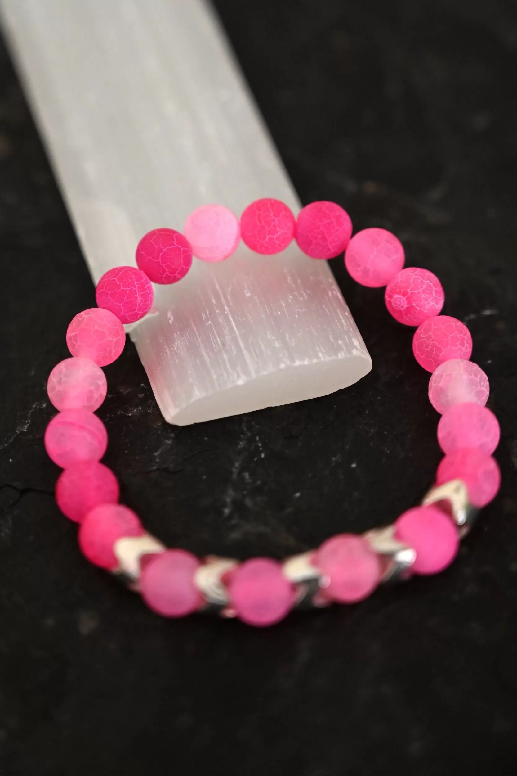 Electric Love Agate Bracelet