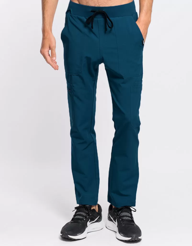 Essential Multi-Pocket Scrub Pants - Gibraltar Blue