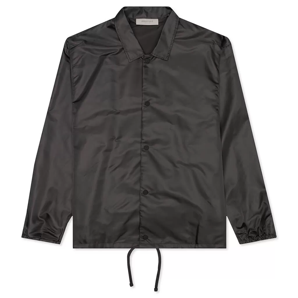 Essentials Coaches Jacket - Off-Black