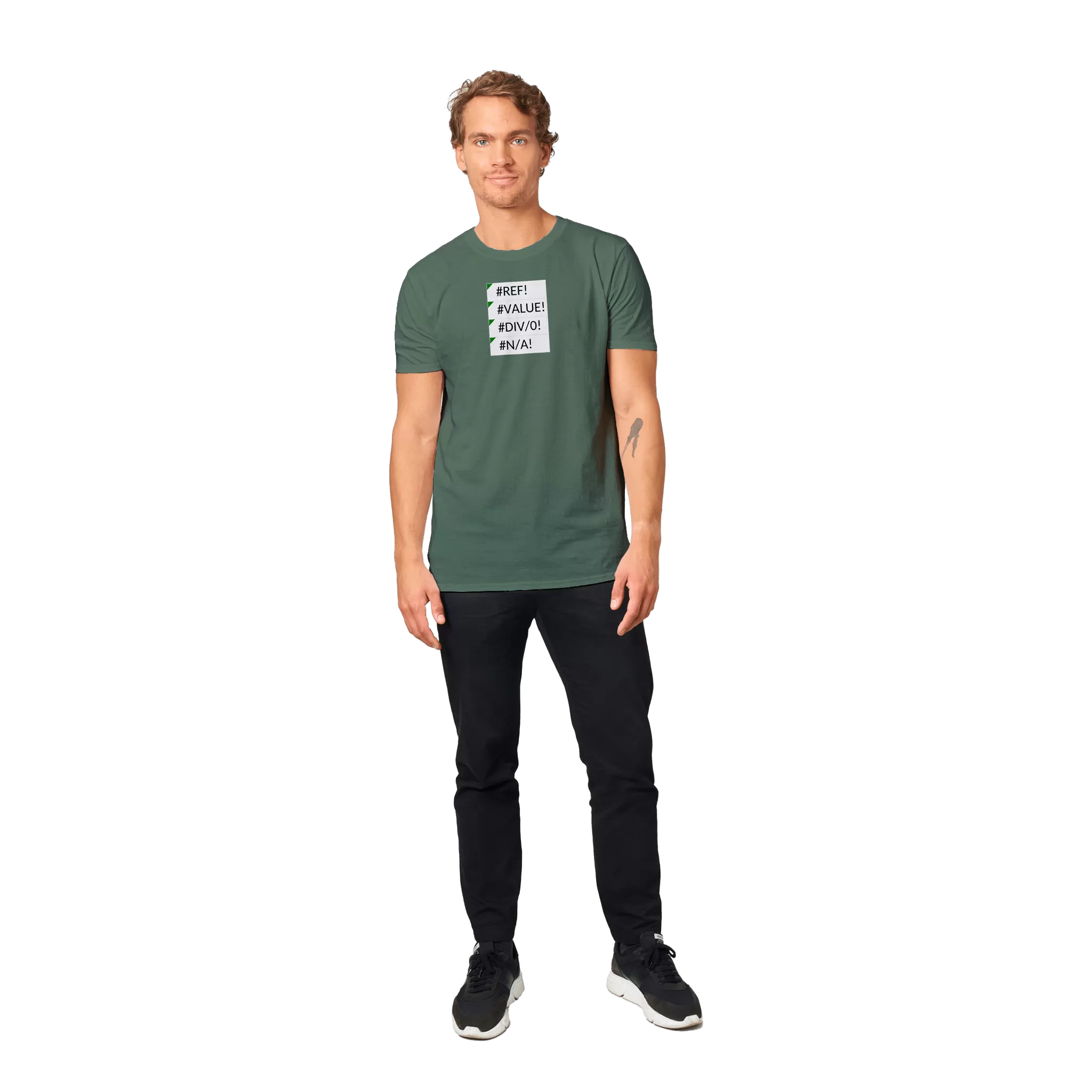 Excel errors - T-shirt