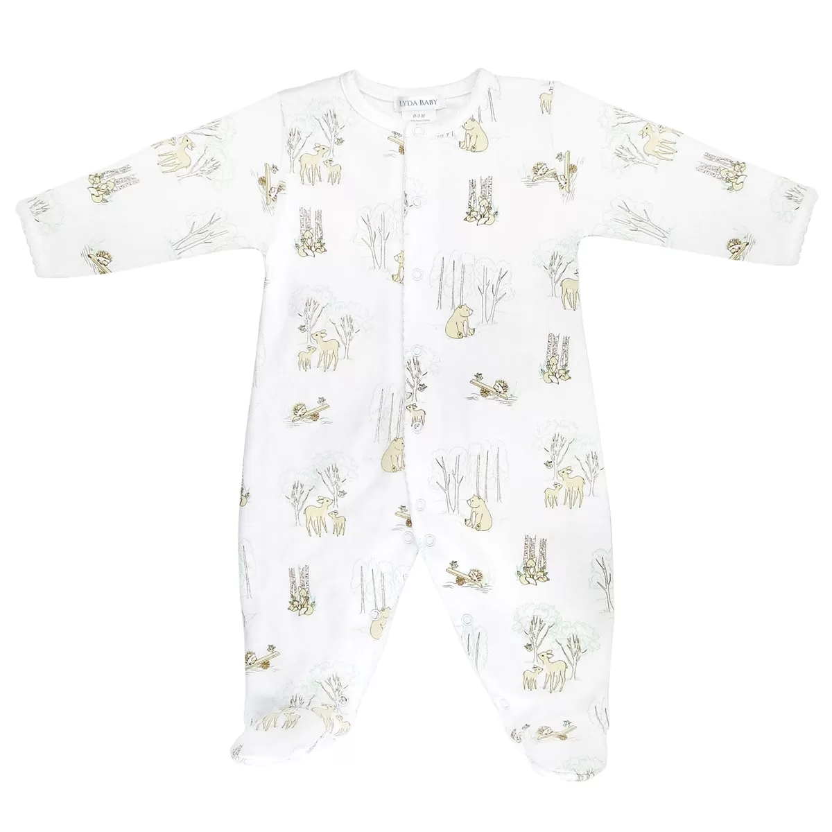 Forest Friends  Printed Footie | Baby Unisex