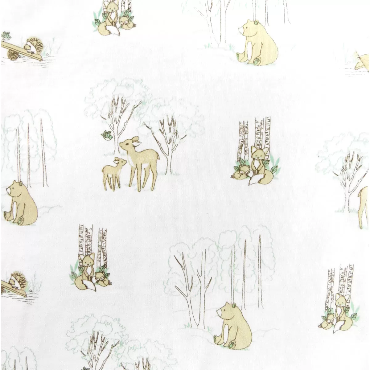 Forest Friends  Printed Footie | Baby Unisex