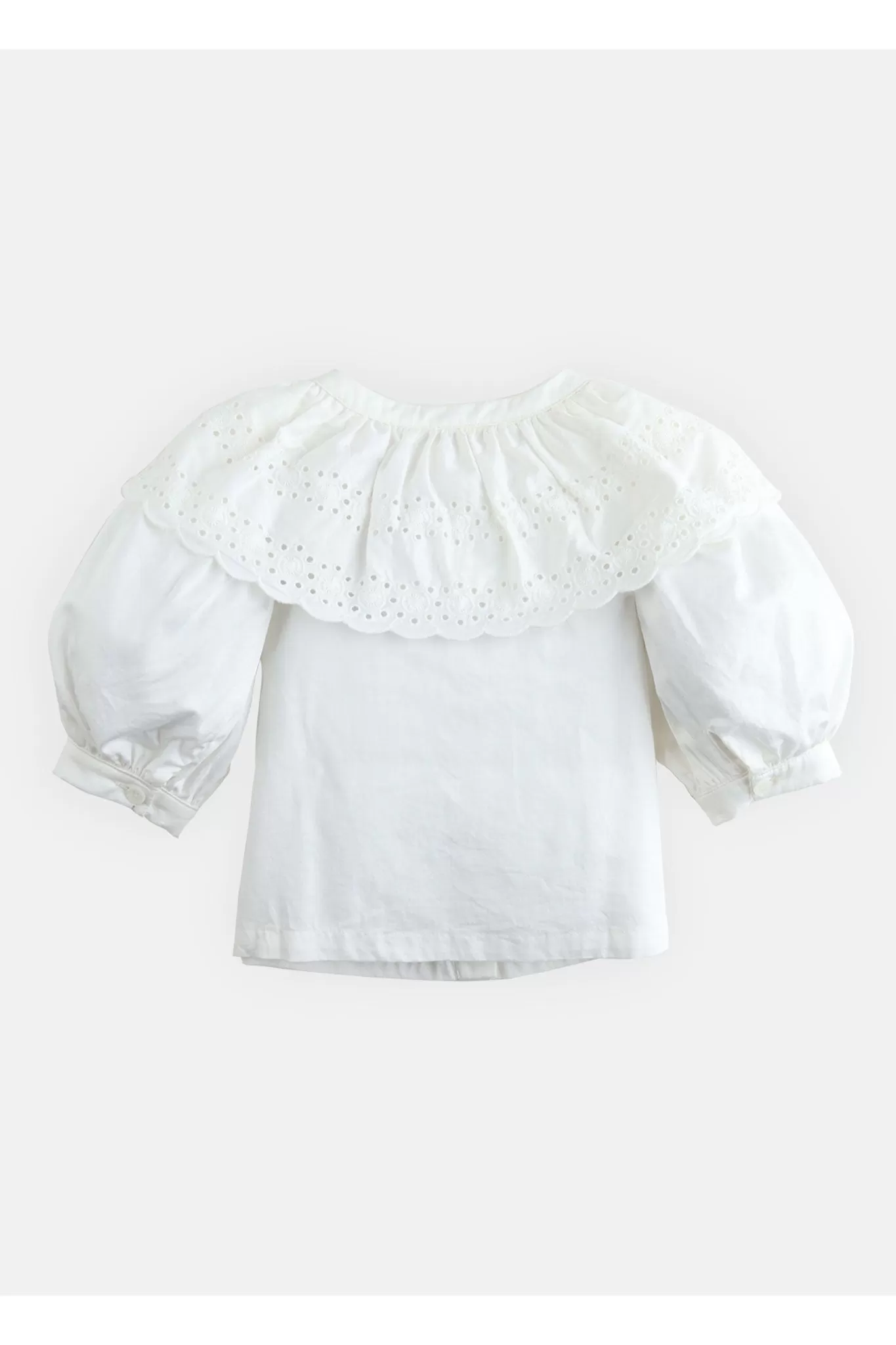 Gingersnaps Blouse with Lace On Bib