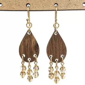 Golden Shadow Wood Drop Earring Kit