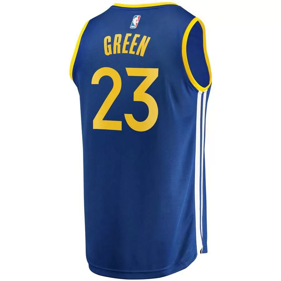 Golden State Warriors Draymond Green Fanatics Branded Replica Fast Break Player Team Icon Jersey Kids - Blue | Ireland H5111X7