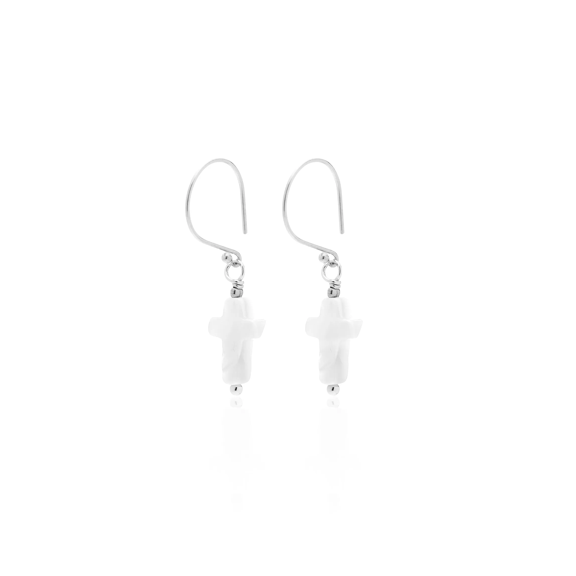 Honesty / Earrings / Silver   Mother of Pearl