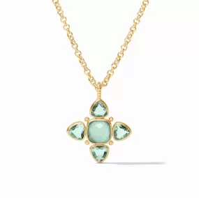 Julie Vos Aquitaine Pendant, Aquamarine Blue