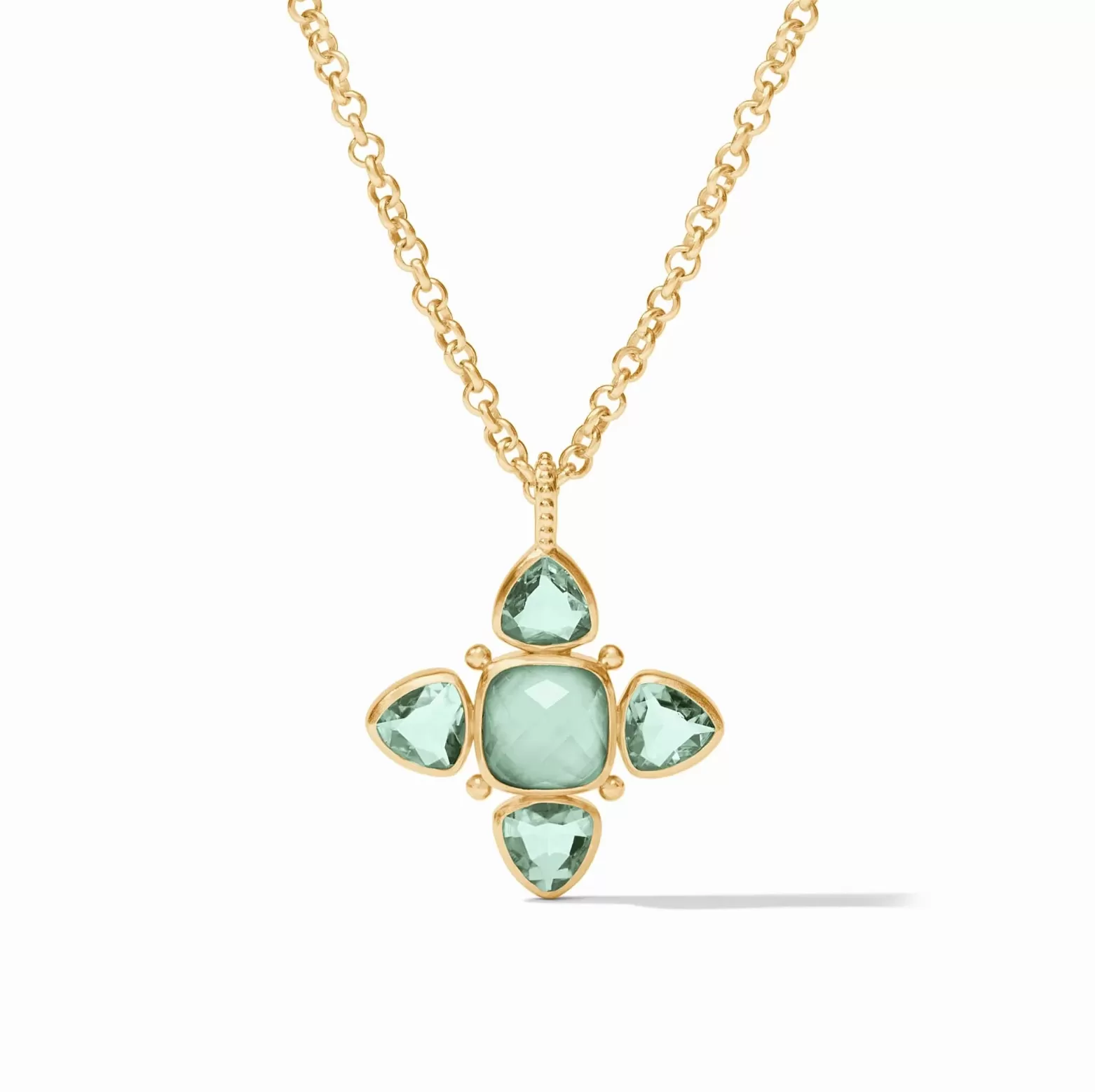 Julie Vos Aquitaine Pendant, Aquamarine Blue